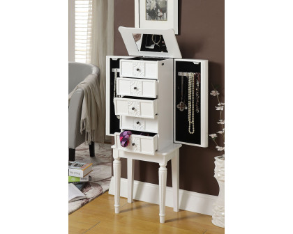 ACME Tammy Jewelry Armoire - White