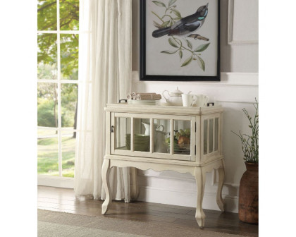 ACME Fidelia Accent Table - Antique White