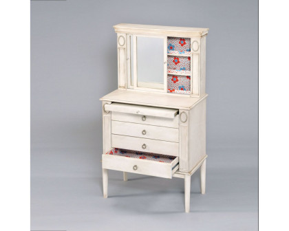 ACME - Leven Jewelry Armoire in Antique White