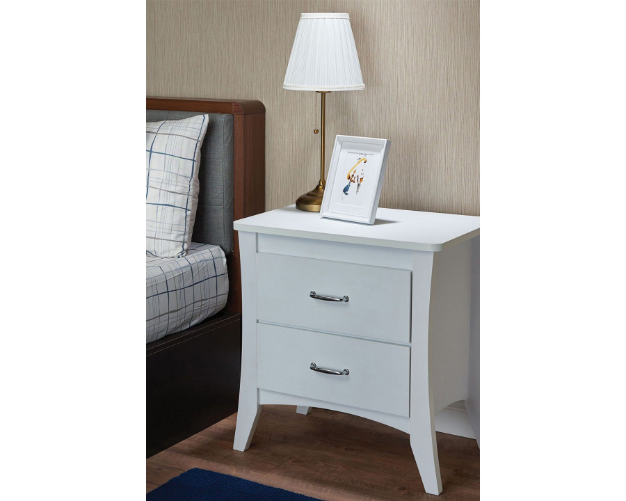 ACME - Babb Accent Table in White