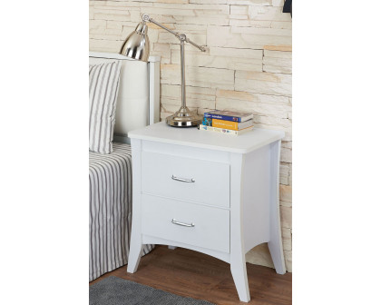 ACME - Babb Accent Table in White