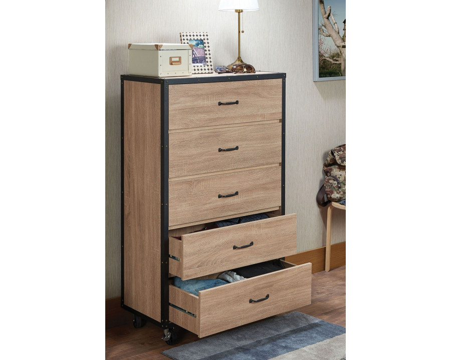 ACME - Bemis Chest in Weathered Light Oak