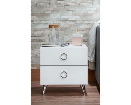 ACME Elms Accent Table - White