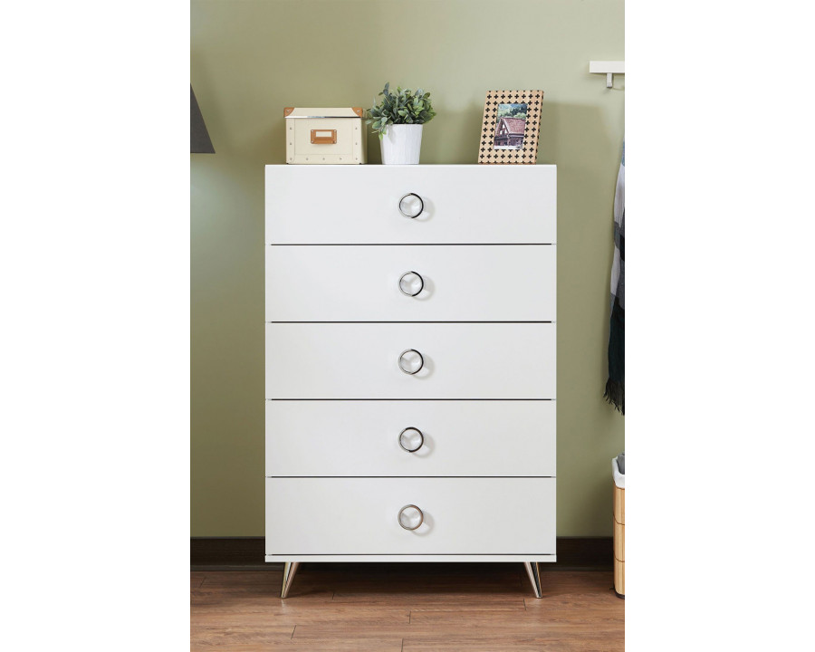 ACME Elms Chest - White