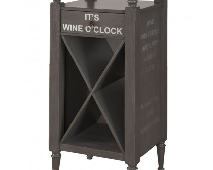 ACME Anthony Wine Cabinet - Antique Gray