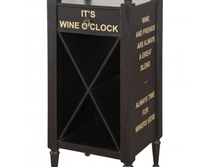 ACME Anthony Wine Cabinet - Black