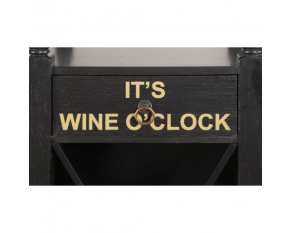 ACME Anthony Wine Cabinet - Black