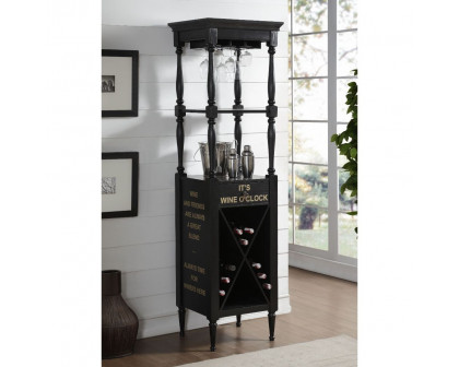 ACME Anthony Wine Cabinet - Black