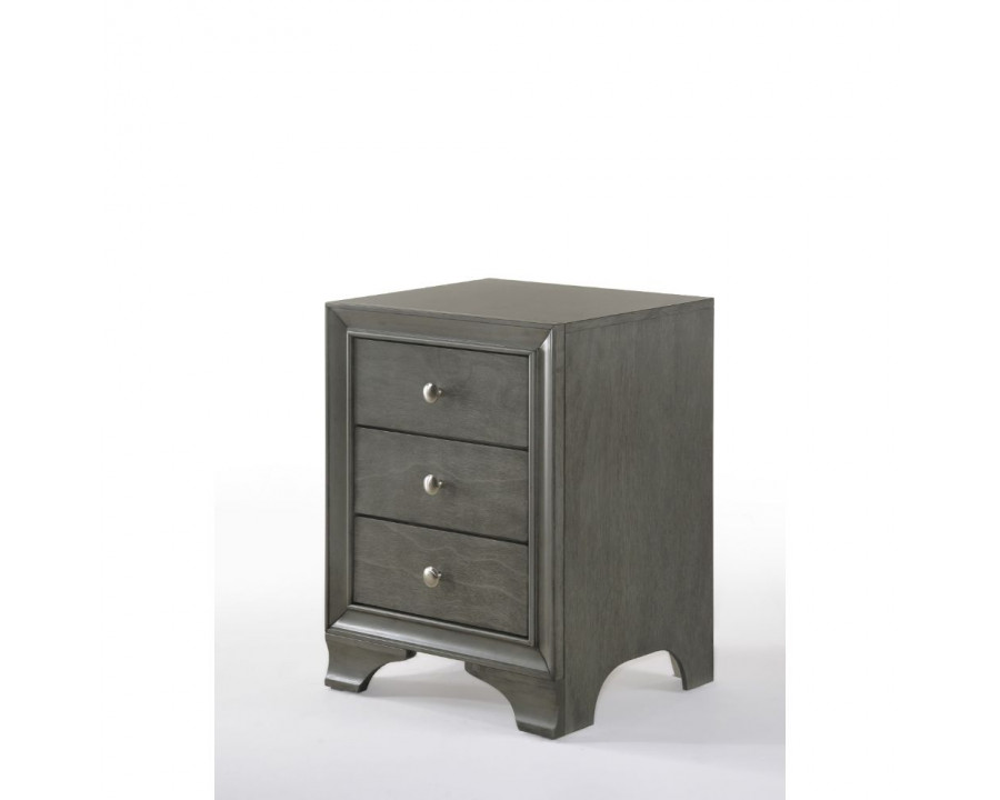 ACME - Blaise Accent Table in Gray Oak