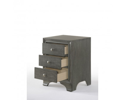 ACME - Blaise Accent Table in Gray Oak