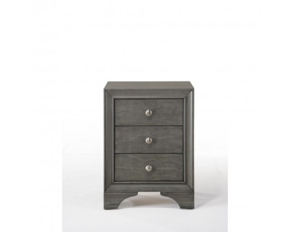 ACME - Blaise Accent Table in Gray Oak