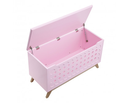 ACME - Doll Cottage Youth Chest in Pink/Natural