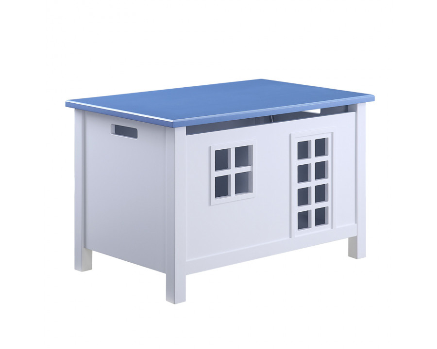 ACME - Doll Cottage Youth Chest in White/Blue