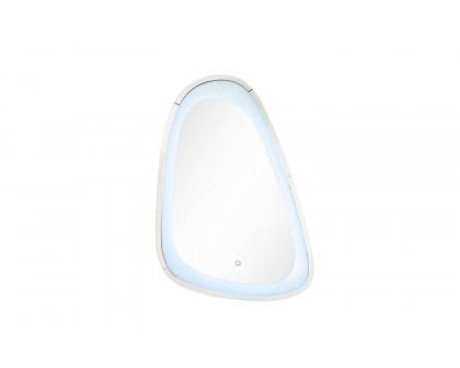 ACME - Noralie Accent Mirror with Led in Mirrored/Faux Diamonds (97708)