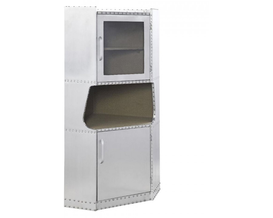 ACME - Brancaster Cabinet in Aluminum (97710)