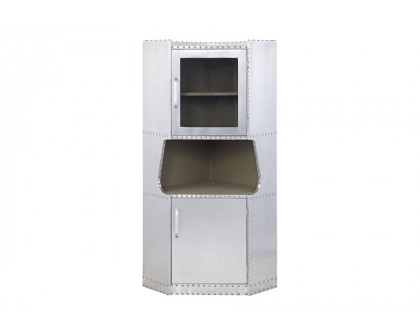 ACME - Brancaster Cabinet in Aluminum (97710)