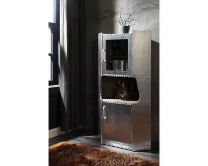 ACME - Brancaster Cabinet in Aluminum (97710)