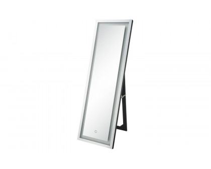 ACME - Dominic Floor Mirror with Led in Mirrored