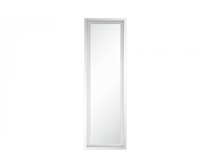 ACME - Dominic Floor Mirror with Led in Mirrored