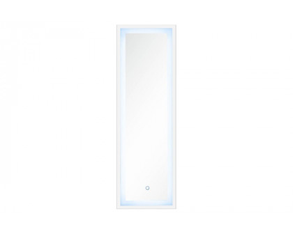 ACME - Dominic Floor Mirror with Led in Mirrored