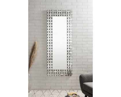 ACME - Dominic Accent Mirror in Mirrored (97720)