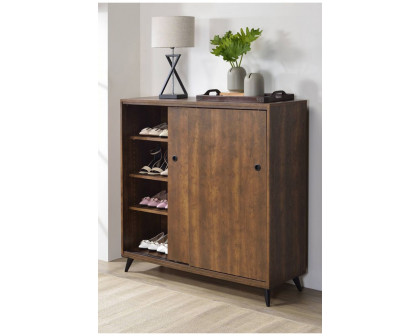 ACME - Waina Shoe Cabinet in Oak