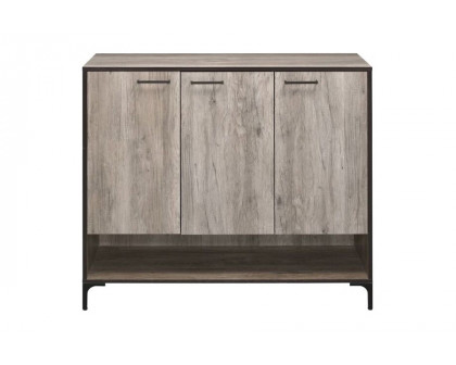 ACME - Pavati Shoe Cabinet in Rustic Gray Oak (97785)