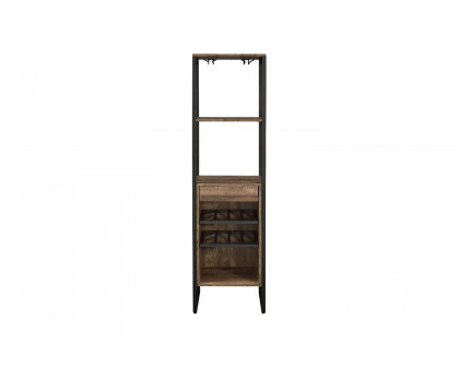 ACME - Narik Wine Rack in Weathered Oak