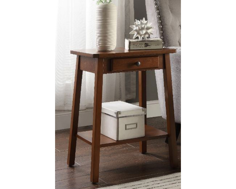 ACME Kaife Accent Table - Walnut Finish