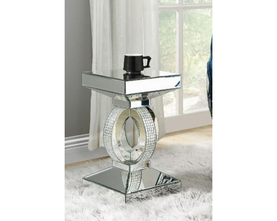 ACME - Ornat Accent Table in Faux Square Diamonds (97936)