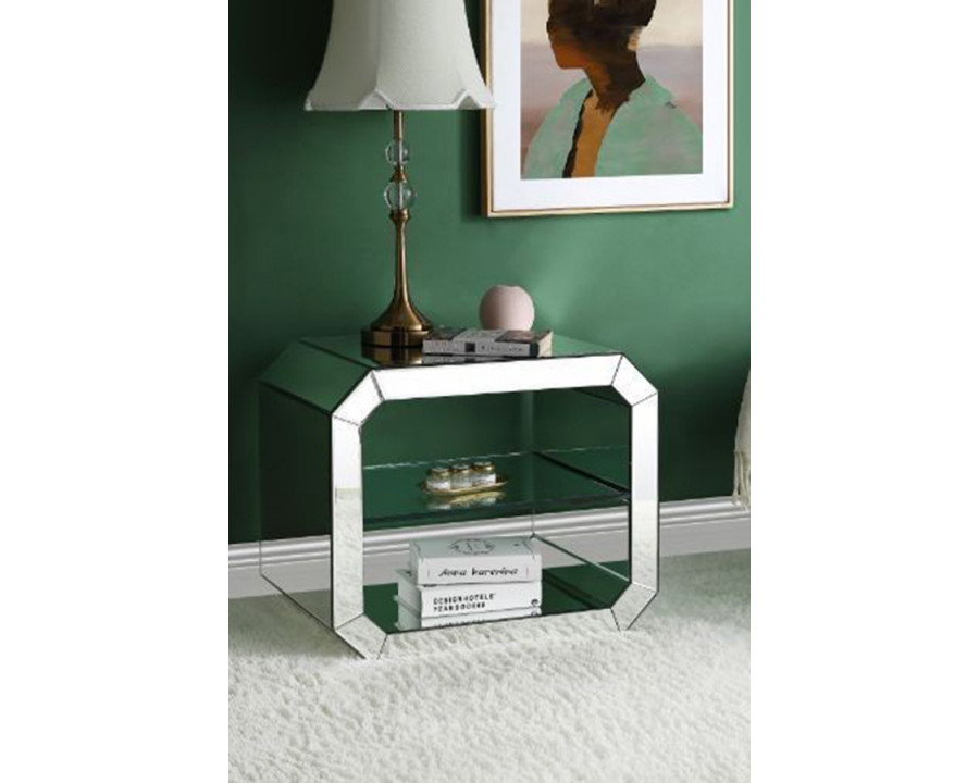 ACME - Dominic Accent Table in Mirrored (97938)