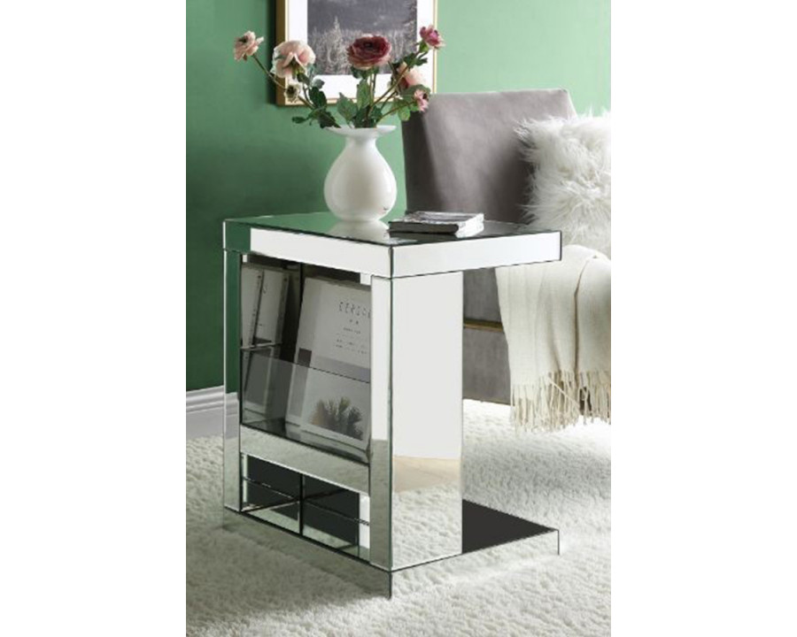 ACME - Dominic Accent Table in Mirrored (97939)