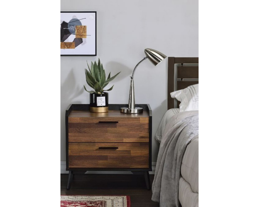 ACME - Jiranty Accent Table in Walnut/Black