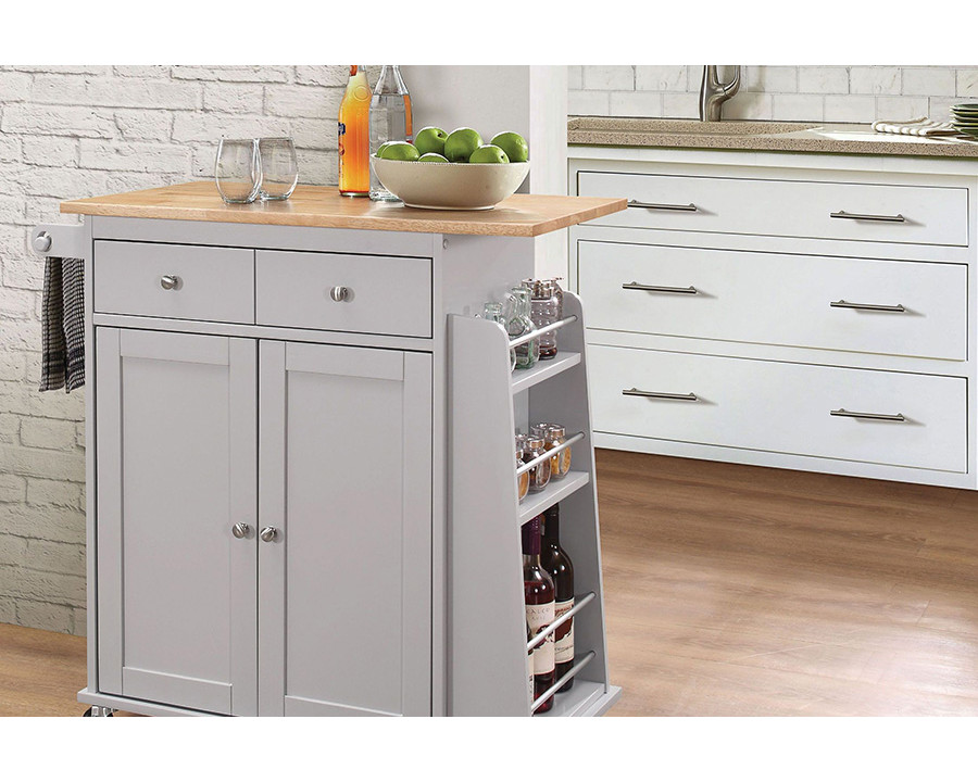 ACME - Tullarick Kitchen Cart