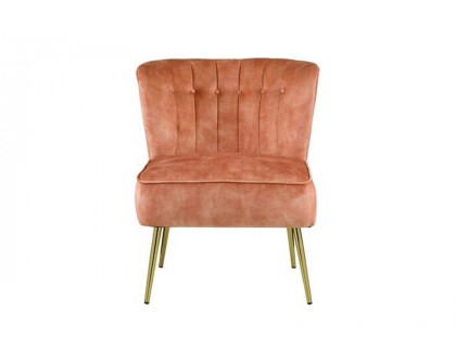 ACME - Sambell Accent Chair in Burnt Orange