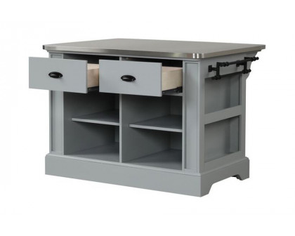 ACME - Urrur Kitchen Island in Gray