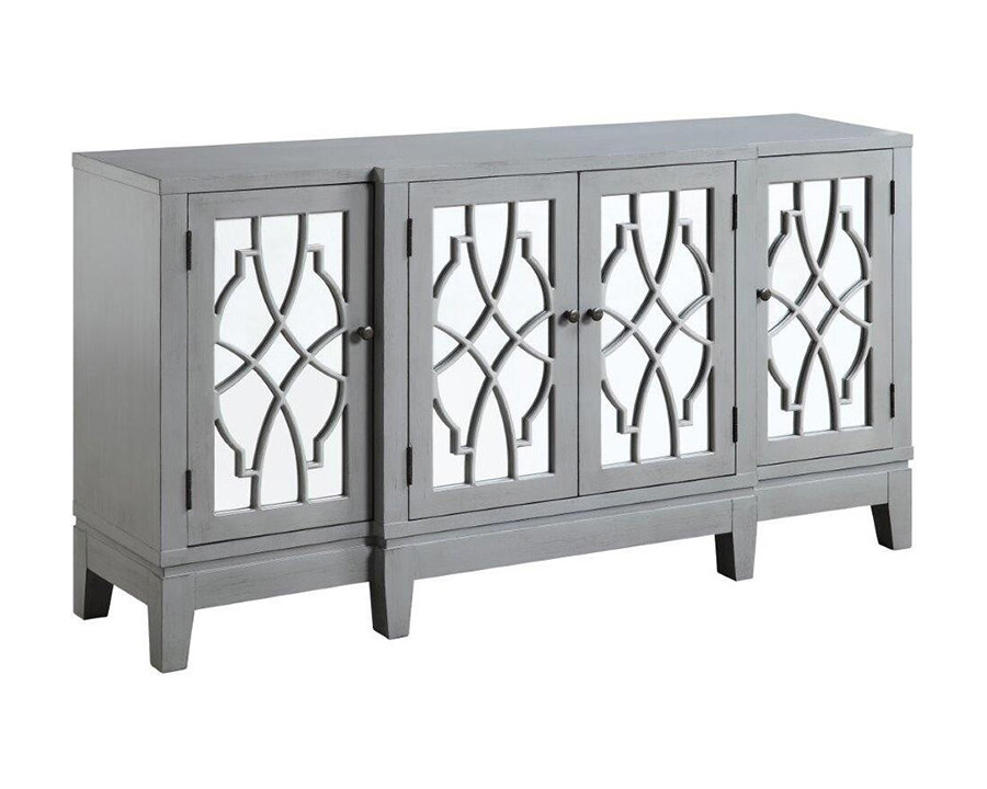 ACME - Magdi Console Cabinet in Antique Gray