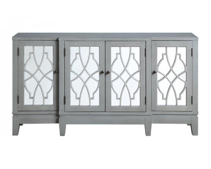 ACME - Magdi Console Cabinet in Antique Gray