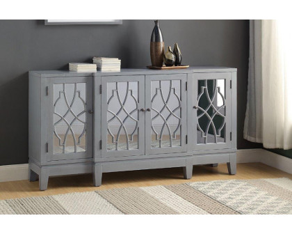 ACME - Magdi Console Cabinet in Antique Gray