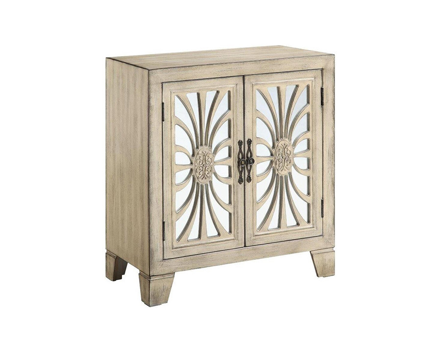 ACME - Nalani Console Cabinet in Antique White