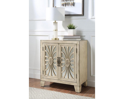 ACME - Nalani Console Cabinet in Antique White