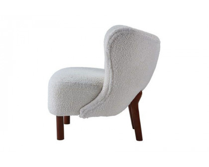 ACME - Zusud Accent Chair in White Teddy Sherpa