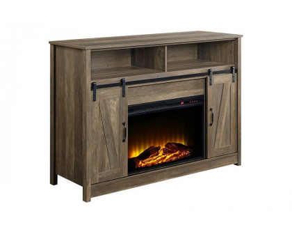 ACME - Tobias Fireplace in Rustic Oak (AC00274)