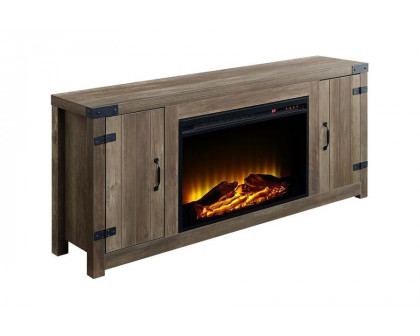 ACME - Tobias Fireplace in Rustic Oak (AC00275)