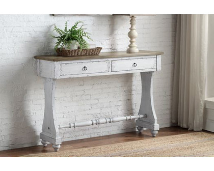 ACME - Carminda Console Table in Antique White