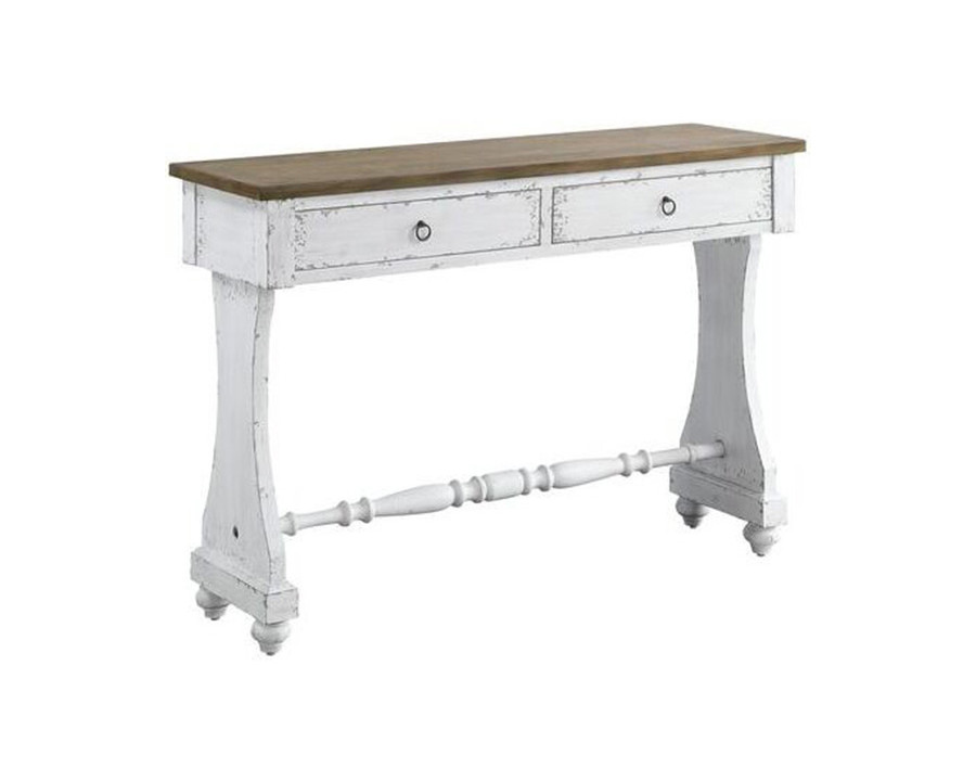 ACME - Carminda Console Table in Antique White