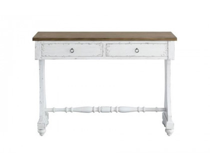 ACME - Carminda Console Table in Antique White