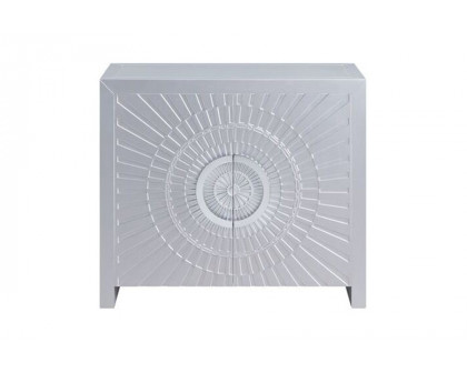 ACME - Cicero Console Cabinet in Platinum