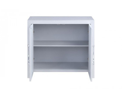 ACME - Cicero Console Cabinet in Platinum