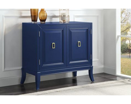 ACME Clem Console Table - Blue Finish